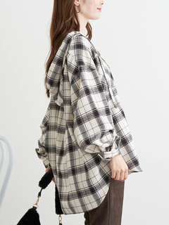 LUDIC PARK(ルディックパーク) |フードビックチェックシャツ