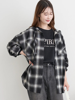 LUDIC PARK(ルディックパーク) |フードビックチェックシャツ