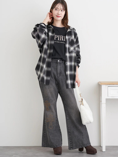 LUDIC PARK(ルディックパーク) |フードビックチェックシャツ