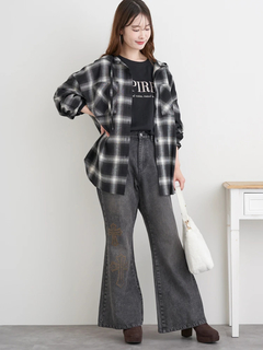 LUDIC PARK(ルディックパーク) |フードビックチェックシャツ