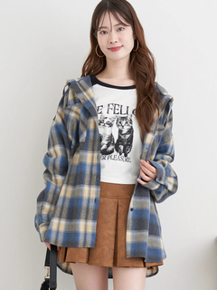 LUDIC PARK(ルディックパーク) |フードビックチェックシャツ