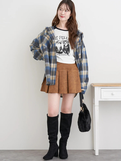 LUDIC PARK(ルディックパーク) |フードビックチェックシャツ