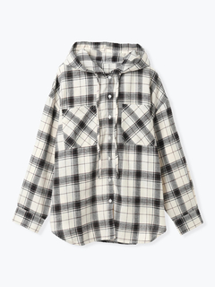 LUDIC PARK(ルディックパーク) |フードビックチェックシャツ