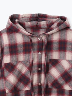 LUDIC PARK(ルディックパーク) |フードビックチェックシャツ