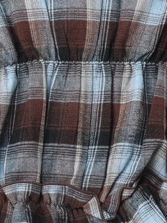 LUDIC PARK(ルディックパーク) |チェック柄フリルショート丈シャツ