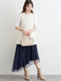 LUDIC PARK(ルディックパーク) |コルセットベルト付きチュールスカート