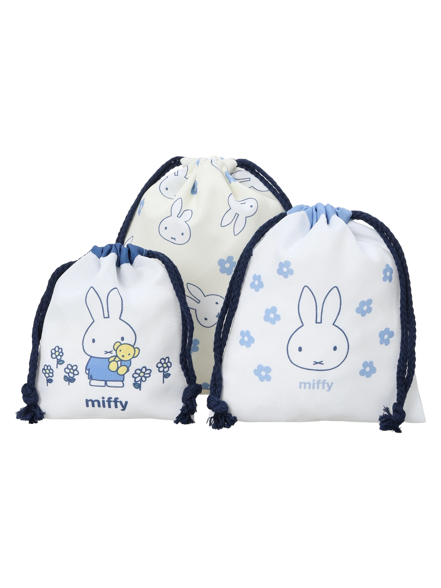 miffy 巾着3点セット アイボリー【ミッフィー】 / Hare no hi