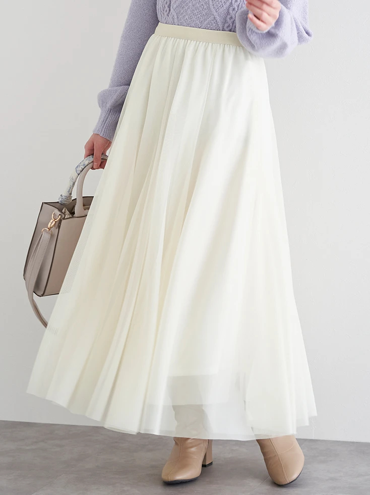 チュールフレアロングスカート / LUDIC PARK（ルディックパーク）の