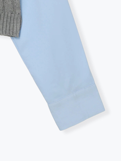 LUDIC PARK(ルディックパーク) |ケーブルベストレイヤード風シャツ