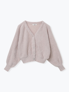 LUDIC PARK(ルディックパーク) |マルチパールボタンラメ入りシャギーニットカーディガン
