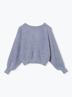 LUDIC PARK(ルディックパーク) |マルチパールボタンラメ入りシャギーニットカーディガン