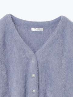 LUDIC PARK(ルディックパーク) |マルチパールボタンラメ入りシャギーニットカーディガン