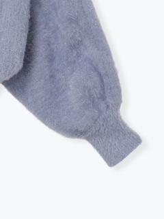 LUDIC PARK(ルディックパーク) |マルチパールボタンラメ入りシャギーニットカーディガン