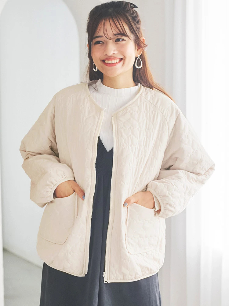 リバーシブルハートキルトジャケット / LUDIC PARK（ルディックパーク