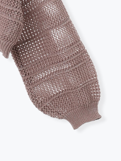 LUDIC PARK(ルディックパーク) |ショルダーリボンラメ入りニットトップス