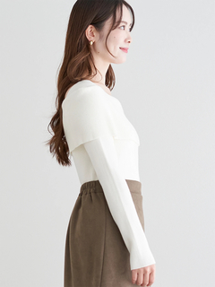 LUDIC PARK(ルディックパーク) |オフショルニットトップス