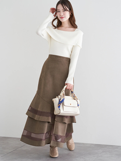 LUDIC PARK(ルディックパーク) |オフショルニットトップス