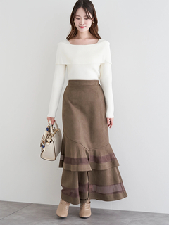 LUDIC PARK(ルディックパーク) |オフショルニットトップス