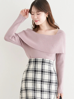 LUDIC PARK(ルディックパーク) |オフショルニットトップス