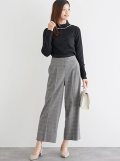 LUDIC PARK(ルディックパーク) |ビジュー付きリブニットトップス