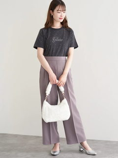 LUDIC PARK(ルディックパーク) |ラインストーンロゴTシャツ