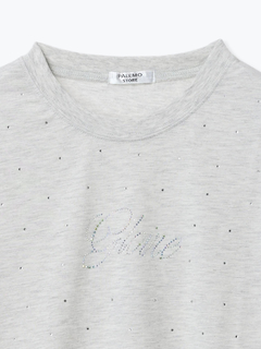 LUDIC PARK(ルディックパーク) |ラインストーンロゴTシャツ
