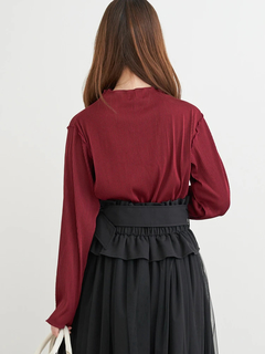 LUDIC PARK(ルディックパーク) |カットプリーツプチハイネックトップス