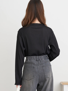 LUDIC PARK(ルディックパーク) |カットプリーツプチハイネックトップス