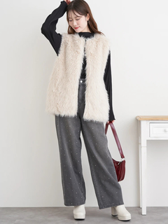 LUDIC PARK(ルディックパーク) |カットプリーツプチハイネックトップス