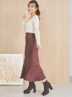 LUDIC PARK(ルディックパーク) |スクエアネックニットプルオーバー