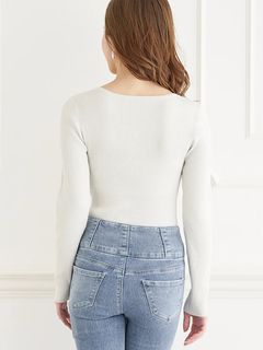 LUDIC PARK(ルディックパーク) |フロントクロスリブラメニットプルオーバー