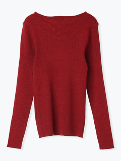 LUDIC PARK(ルディックパーク) |フロントクロスリブラメニットプルオーバー