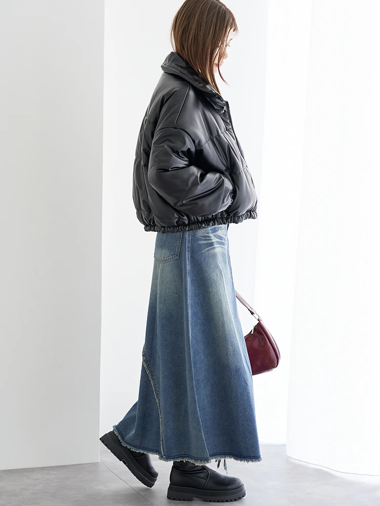 フェイクレザー中綿ブルゾン / LUDIC PARK（ルディックパーク）の