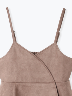 LUDIC PARK(ルディックパーク) |[SET]スエードポンチラップ風キャミソール×ワイドパンツ