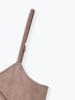 LUDIC PARK(ルディックパーク) |[SET]スエードポンチラップ風キャミソール×ワイドパンツ