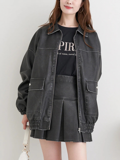 LUDIC PARK(ルディックパーク) |フェイクレザーミニプリーツスカート