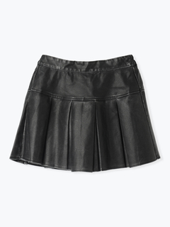 LUDIC PARK(ルディックパーク) |フェイクレザーミニプリーツスカート