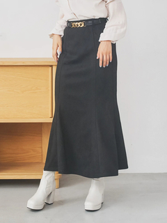 LUDIC PARK(ルディックパーク) |スエポンベルト付きマーメードスカート