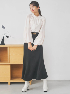 LUDIC PARK(ルディックパーク) |スエポンベルト付きマーメードスカート