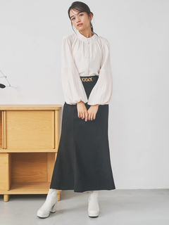 LUDIC PARK(ルディックパーク) |スエポンベルト付きマーメードスカート