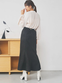 LUDIC PARK(ルディックパーク) |スエポンベルト付きマーメードスカート