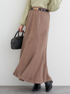 LUDIC PARK(ルディックパーク) |スエポンベルト付きマーメードスカート