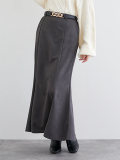 LUDIC PARK(ルディックパーク) |スエポンベルト付きマーメードスカート