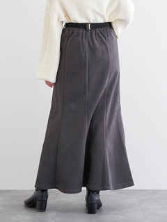 LUDIC PARK(ルディックパーク) |スエポンベルト付きマーメードスカート