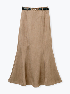 LUDIC PARK(ルディックパーク) |スエポンベルト付きマーメードスカート