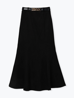 LUDIC PARK(ルディックパーク) |スエポンベルト付きマーメードスカート