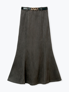 LUDIC PARK(ルディックパーク) |スエポンベルト付きマーメードスカート