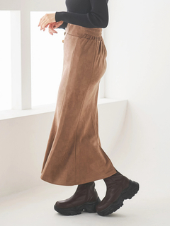 LUDIC PARK(ルディックパーク) |スエードポンチボタン付きマーメイドスカート