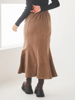 LUDIC PARK(ルディックパーク) |スエードポンチボタン付きマーメイドスカート