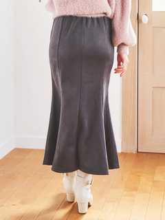 LUDIC PARK(ルディックパーク) |スエードポンチボタン付きマーメイドスカート